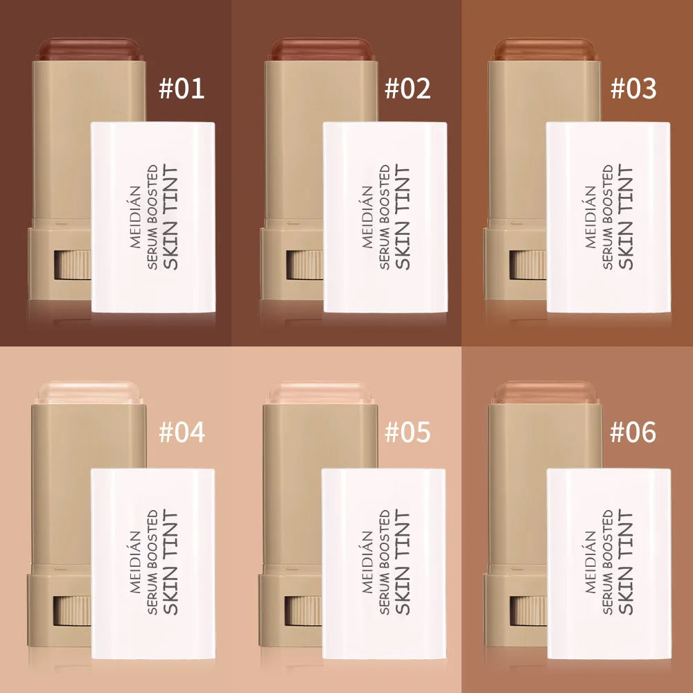 Waterproof And Lasting Temperature Change Foundation Make-up Cream Stick Luster Moisture Concealer Moisturizing LiquidFoundation Lootquake LLC