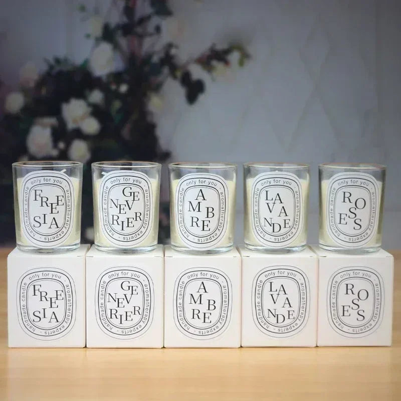 Romantic Transparent Scented Fragrance Candle Light Gift Scented Aromatic Candles Guest Gift Candles Wedding Candles Candle Jar Lootquake LLC