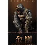 Famous sculptor Collectible works Postmodernism bronze Sculpture ART Mechanical gorilla HOME office Bar Decorative statue