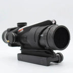 Hunting A*OG 4x32 Fiber Illuminated Red Chevron Scope THRIXINE