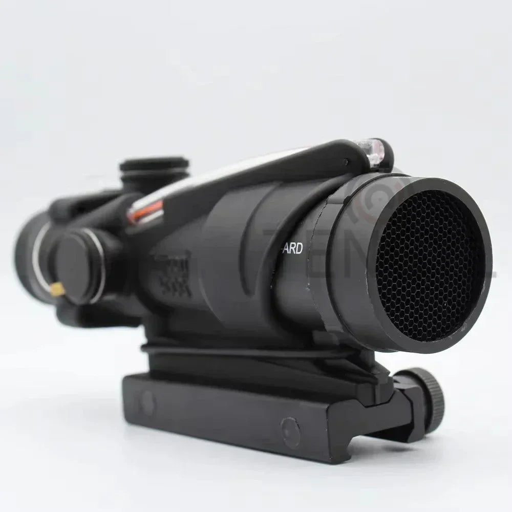 Hunting A*OG 4x32 Fiber Illuminated Red Chevron Scope THRIXINE