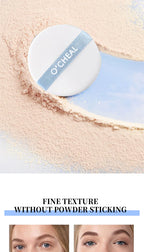 Ocheal Matte Face Setting Powder Oil-control Lightweight Radiant Foundation Pressed Powder Face Full Coverage Makeup Cosmetic Lootquake LLC