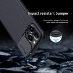 Unique Camera Protection Case for iPhone 14 Pro Max / for iPhone 13 Pro with Slide Camera Cover Protector Hard Cover 12 mini Slim Fit Thin Protective Shockproof Cover with Slide Camera Cover Stevvex
