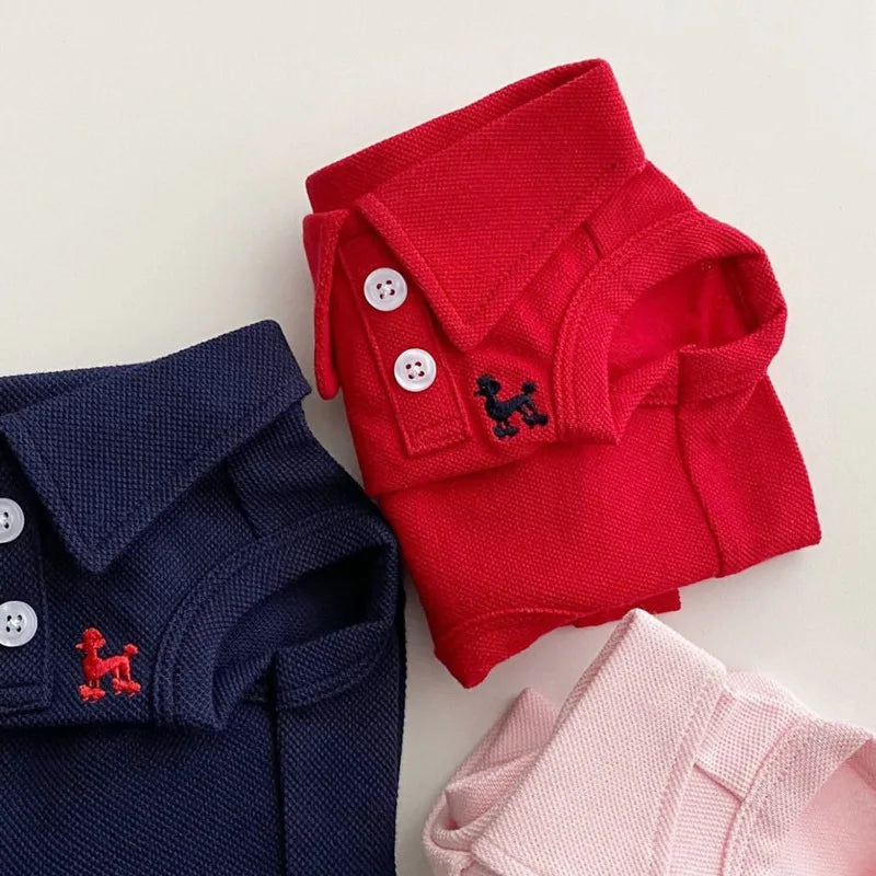 New Pet Dog Polo Shirt Dog Cool Clothes Soft Breathable Yorkie Chihuahua Puppy Clothes Dog Vest for Small Medium Dogs Costumes Lootquake LLC