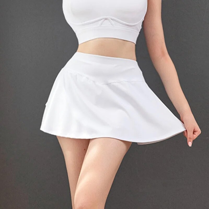 Women Golf Tennis Sports Pocket Pleated Skirt - SJB-DIAMOND ELITES