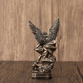 Archangel Miguel Religious Statue, 5.12Inch Miguel Battle Sculpture Religious Collectible for Home Decors