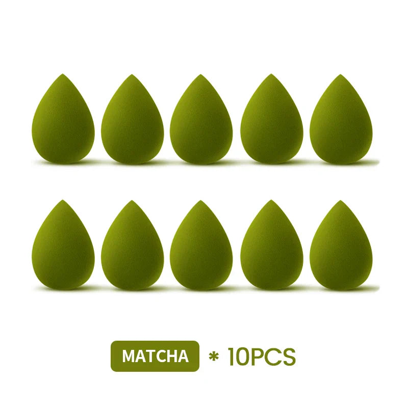 IMAGIC 10Pcs/Kit Makeup Sponge Set Soft Colorful Cosmetic Puff Powder Foundation Beauty Tool Wholesale Women Beauty Makeup Tool