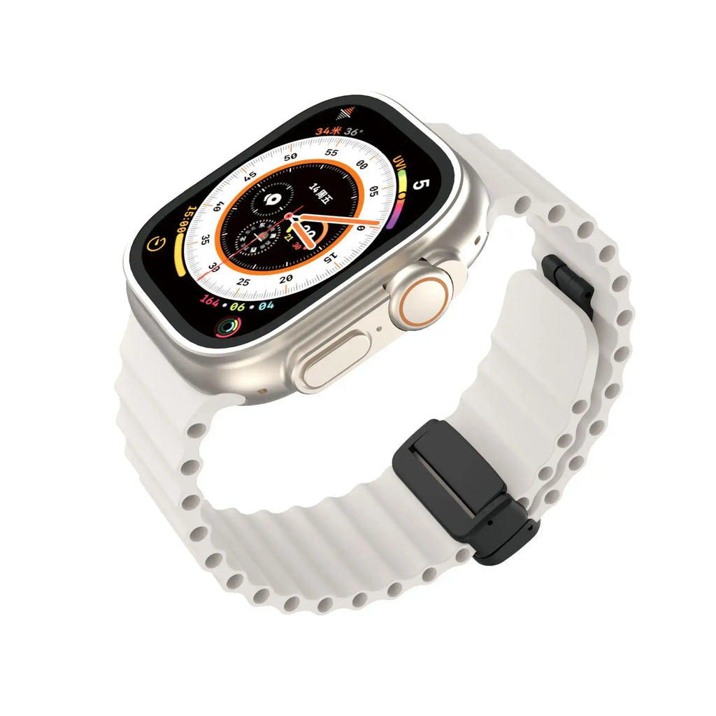 Apple Watch Silicone Strap - Soft Flexible Magnetic Design - SJB-DIAMOND ELITES