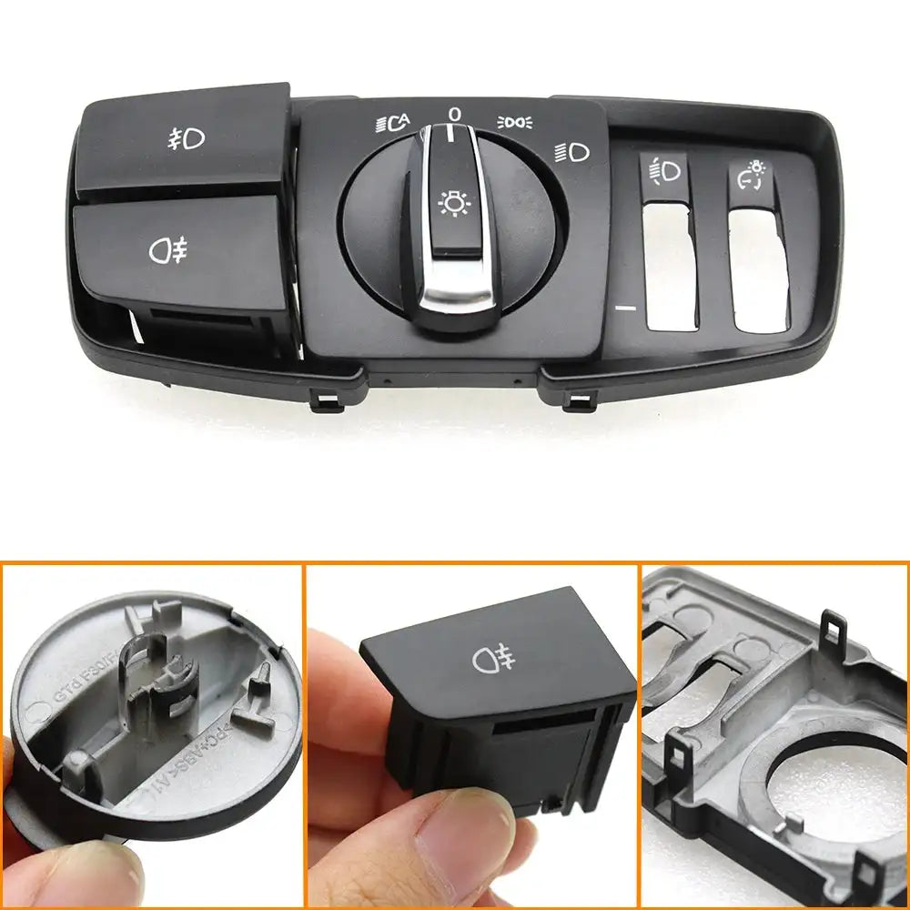 Dashboard Headlamp Headlight Switch Rotary Button Cover Panel Replacement For BMW 1 2 3 4 Series F20 F21 F22 F23 F30 F34 F32 F36