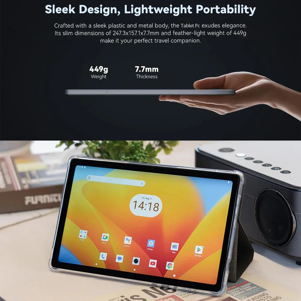 BDF-Y7 Pad New 10.1 Inch 5G Android Tablets Octa Core 8GB RAM 256GB ROM 4G LTE 5G WiFi Tablet Pc Double SIM Dual Cameras 8000mAh Lootquake LLC
