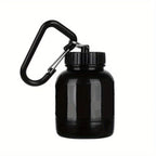 1pc Protein Powder Jar with Carabiner Portable Shaker Cartridge, Suitable for Outdoor Sports, Gym Fitness Lootquake LLC