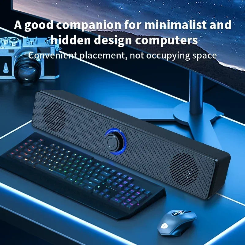 Computer Desktop High-quality Bluetooth Wired Dual-purpose High-volume Microphone Two-in-one Speaker Home Surround Audio System Lootquake LLC