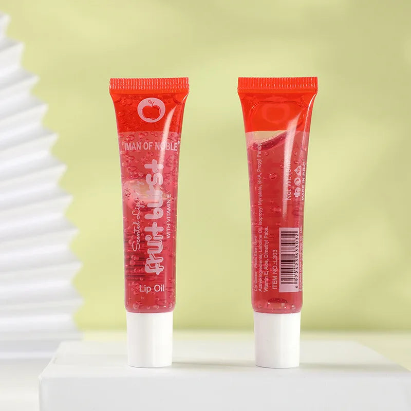6Pcs Fruity Flavor Watery Glossy Lip Gloss Set Clear Lip Gel Hydrating Moisturizing Lip Gloss Women Lips Makeup Wholesale Lootquake LLC