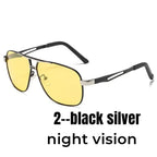 2024 UV400 Polarized Sunglasses Men Women Outdoor Discoloration Eyewear Men Trendy Photochromic Night Vision Sun Glasses