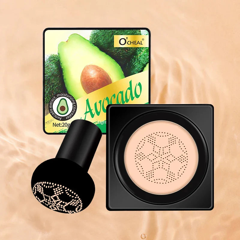 Lightweight Air Cushion Foundation CC Cream Natural Moisturizing Concealer Even Skin Tone Long Lasting Contour Makeup Cosmetics