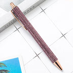 Press Metal Ballpoint Pens Diamond Multi-color Gift Pen Creative Office Supplies Lootquake LLC