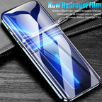 4PCS Film For iPhone 13 12 11 14 Pro Max Full Cover Screen Protector For iPhone X XR XS Max 6 7 8 14 Plus SE Not Glass Anti-Scratch Shockproof Protection Screen Cover Shield Stevvex