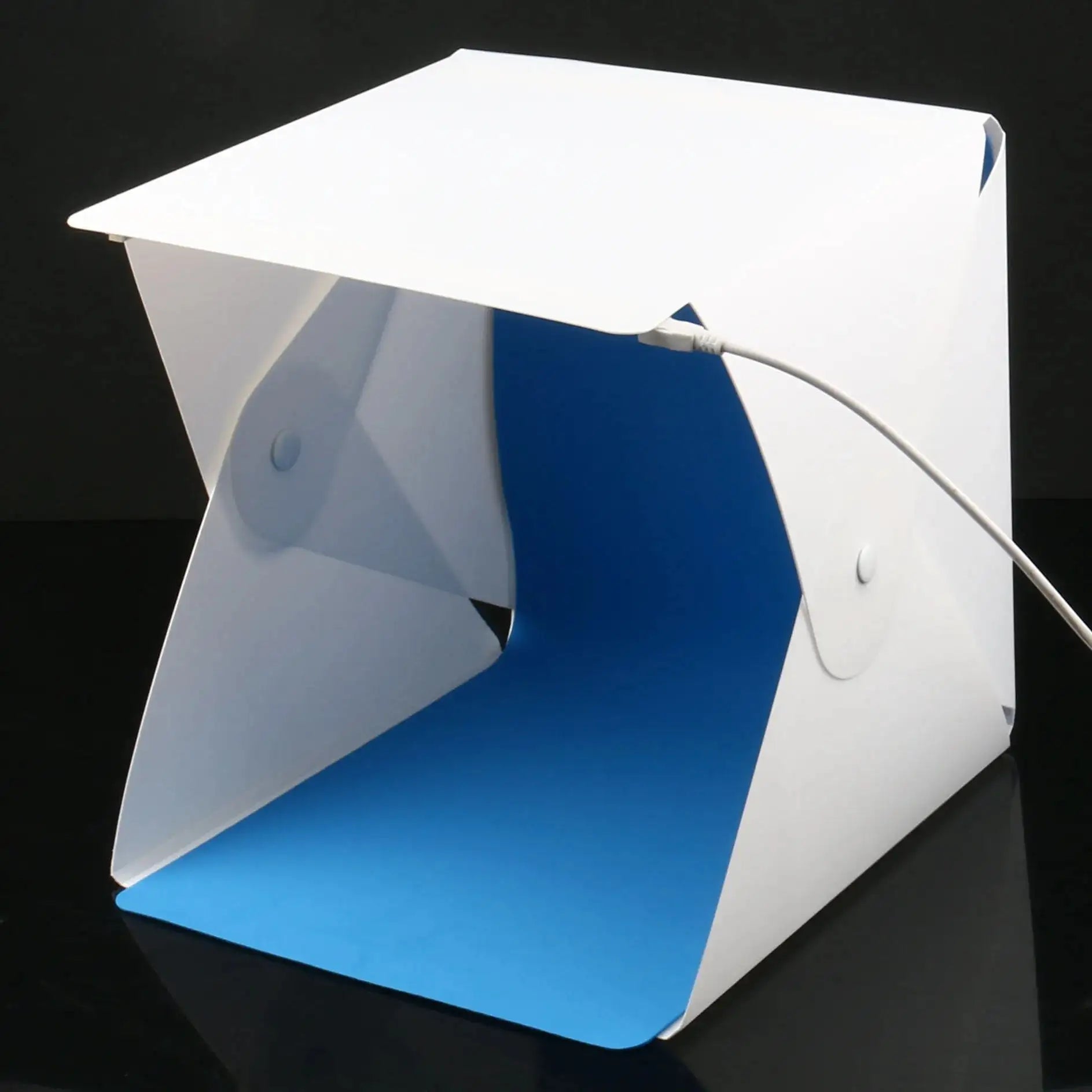 Portable Photobox Softbox Light Folding Box For Photo Studio Photography Double Led Cubes To Take Photos Products Shooting Tent