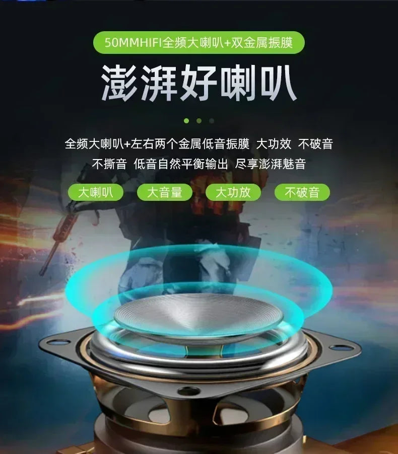 Portable Waterproof 100W High Power Bluetooth Speaker RGB Colorful Light Wireless Subwoofer 360 Stereo Surround TWS FM Boom Box Lootquake LLC
