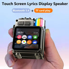 Smart Touch Screen Bluetooth Speaker Mini Portable Audio Player Wireless Handsfree Call MP3 Music Box Support TF Play APP Contro Lootquake LLC
