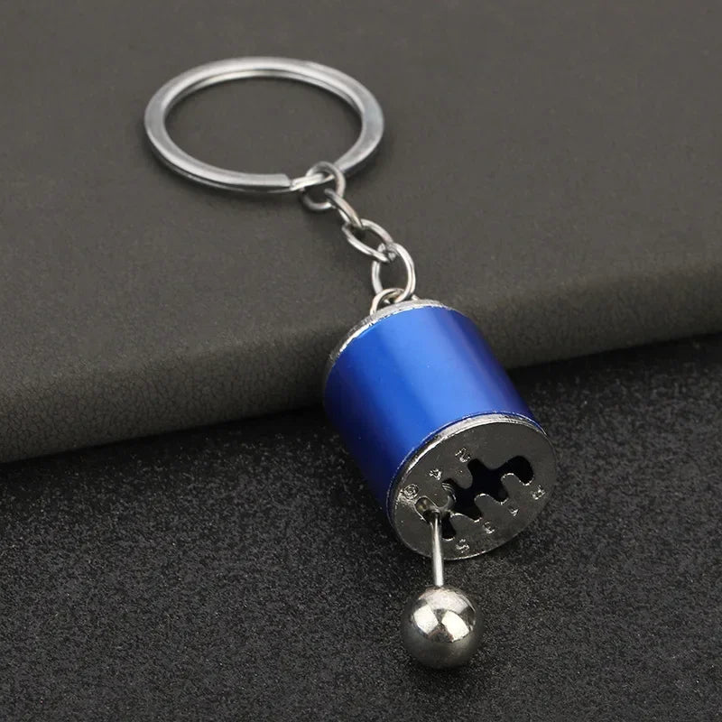 Personalized Keychain Creative Metal Mini Car Parts Manual Transmission Auto Keyring Accessories Key Ring Chain Men Lover Gift Lootquake LLC