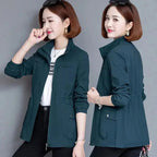 2023 New Spring Women's Jackets Causal Windbreaker Famale Thin Basic Coat Lightweight Jacket Outwear Women Clothing Lootquake LLC