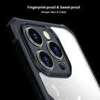 Phone Case For iPhone 14 13 12 Pro Max 14 Plus Shockproof Back Transparent Cover Camera Screen Protection Case Camera Cover Slim Clear Back with Shockproof Soft Bumper Frame Cover Stevvex