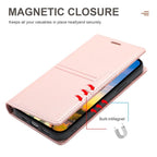 Magnetic Flip Leather Card Slot Wallet Case for iPhone 14 13 12 11 Pro Max Flip Invisible Magnetic Elegant Retro Phone Case Premium Leather PU Soft Flip Cover For iPhone Stevvex