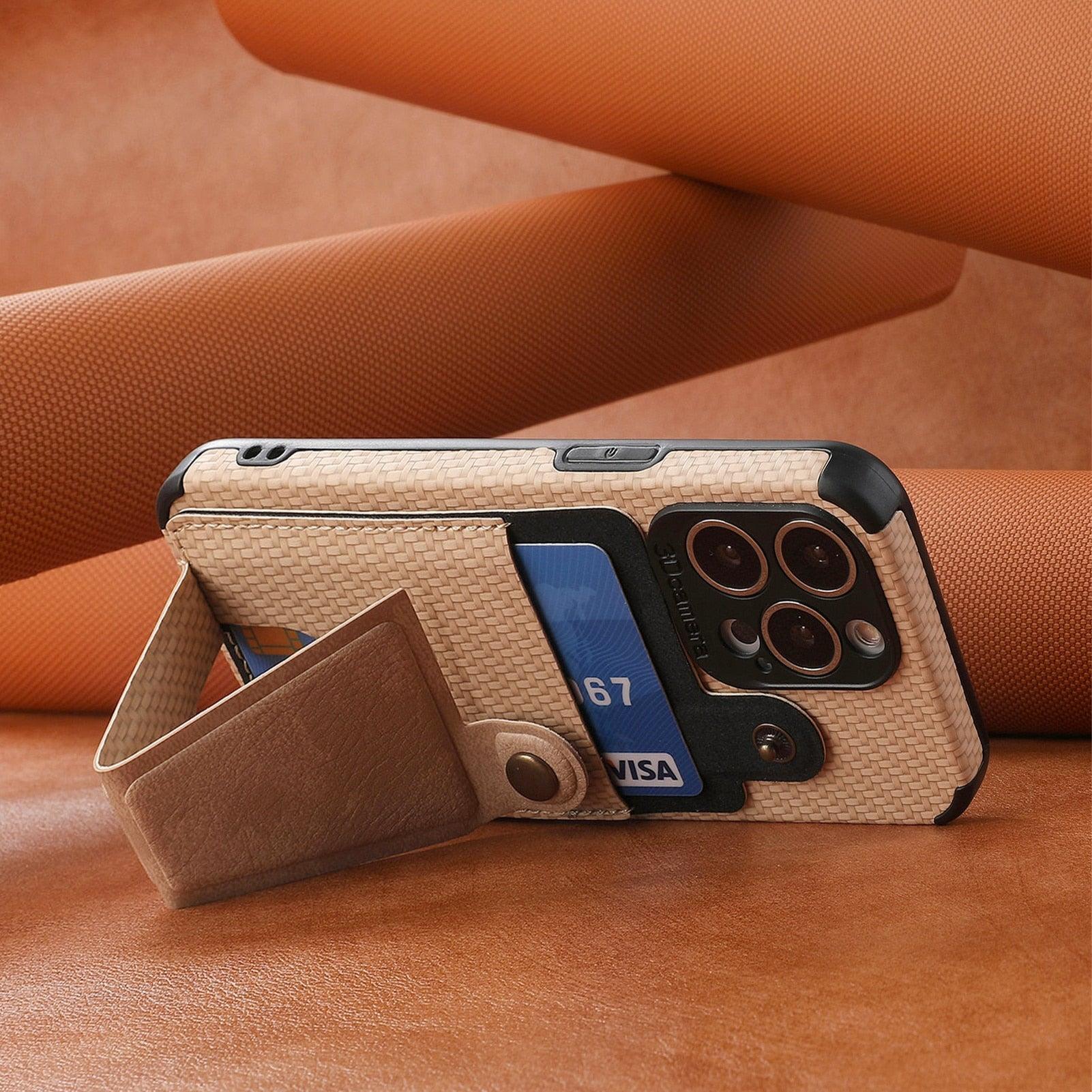 Men Green Wallet Flip Card Holder Phone Case For Iphone 13 12 Mini 14 11 Pro Xs Max Xr X Luxurious Leather Cover Mobile Phone Case With Card Compartment And Kickstand Elegant Iphone Magnetic Case Stevvex