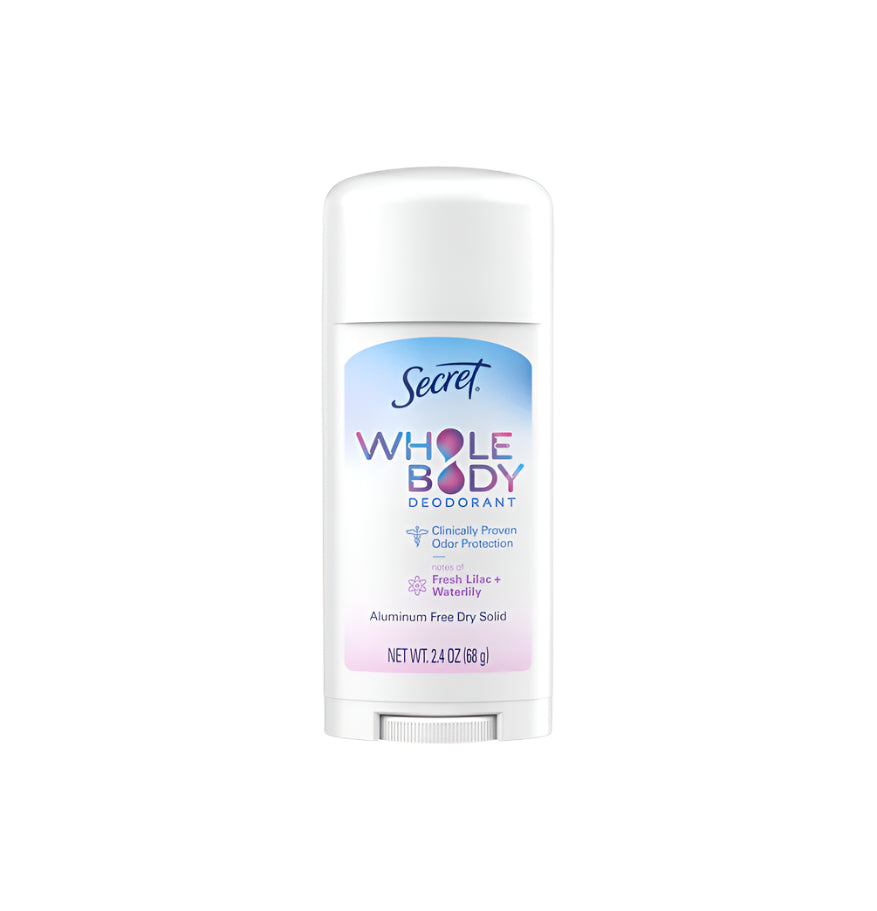 Secret Whole Body Deodorant Fresh Lilac & Waterlily 2.4oz - New This is Beauty US