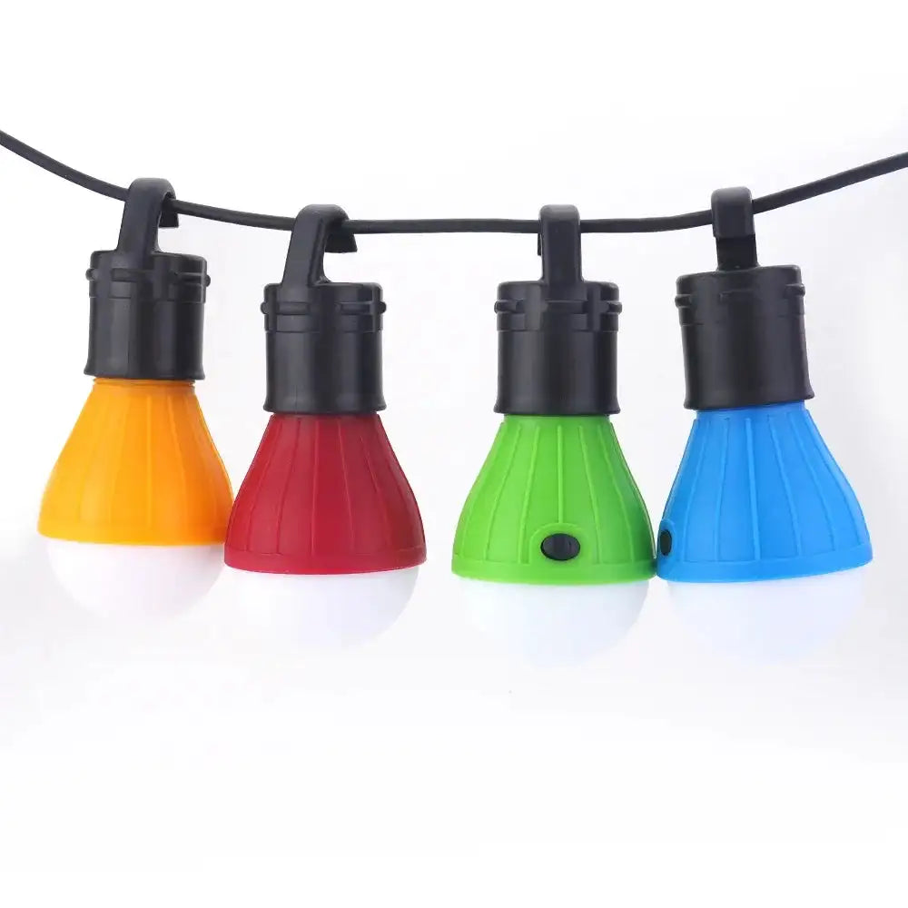 Mini LED Lamp Bulbs Outdoor Camping Light Night Market Lamp Tent Lights Waterproof Emergency Lantern Hanging Lights