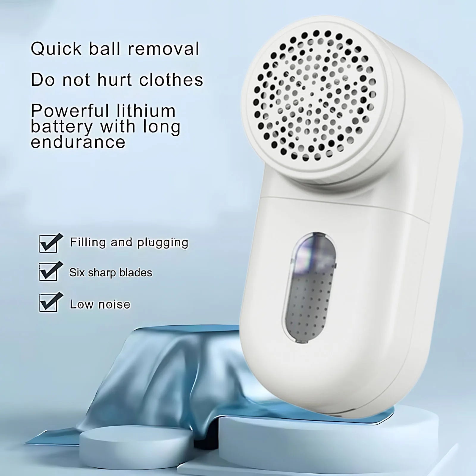 2026 Winter Must-have Lint Remover Hair Ball Trimmer Sweater Remover 5 Leaf CutterHead Motor Trimmer With Small Brush Inside