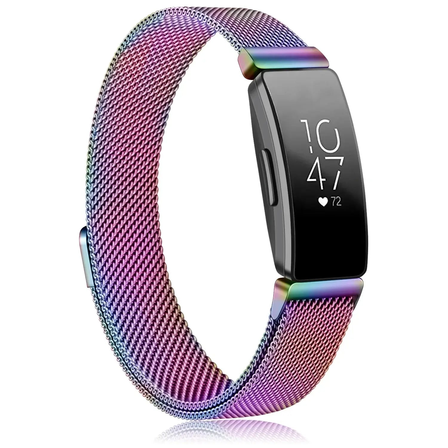 Fitbit Inspire 2, 1, HR Stainless Steel Magnetic Band - Mesh - SJB-DIAMOND ELITES