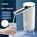 HOMEFISH Electric Water Bottle Pump 1200mAh Type C Rechargeable LED Display Automatic Touch Button 3 Quantitative Settings