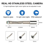 Pipe Inspection Camera 10.1inch1080P Screen,SYANSPAN Sewer Endonscope Self-Leveling 512HZ Sonde/Transmitter Meter Counter 30/50M Lootquake LLC