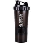 3 Layers Shaker Protein Bottle Powder Shake Cup Water Bottle Plastic Mixing Cup Body Building Exercise Bottle Lootquake LLC