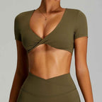 Sexy Backless Yoga Crop Top for Women