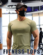 Man Plus Size Dry Fit Men's Sports T-shirts
