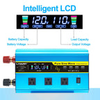 4000W Pure Sine Wave Inverter DC 12v/24v To AC 110v 60HZ Voltage Converter Car Solar Power Inverter Lootquake LLC