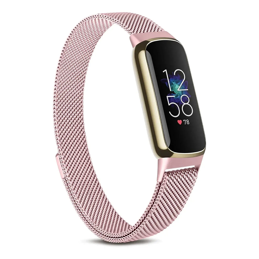 Fitbit Luxe Steel Magnetic Band - Elegant Mesh Design - SJB-DIAMOND ELITES