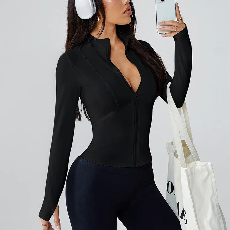 Women's Quick-Dry Sun-Protective Sports Jacket THRIXINE