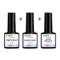 1pc/2pcs/3pcs 8Ml Functional Gel Nail Art Set with Base Coat and Diamond Top Coat,Matte Top ,Soak Off  for Nail Art Design Tool Lootquake LLC