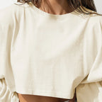 FlexiFit Women's Long Sleeve Sports Crop Top