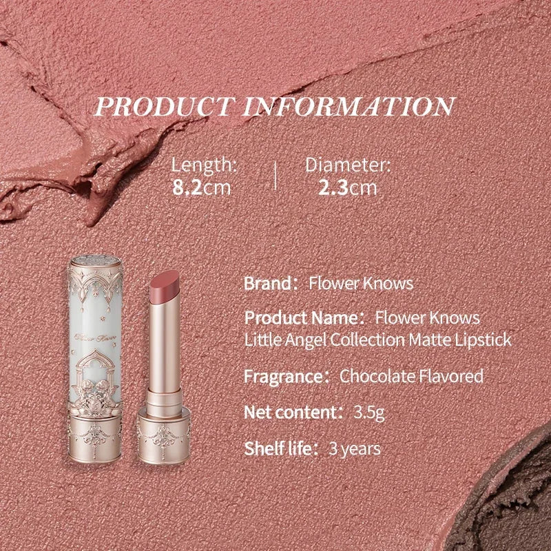 Flower Knows Lipstick Swan Ballet Lip Gloss Mirror Moisturizing Long-lasting Lip Glaze Nostickcup Nourishing  3.5g Lootquake LLC