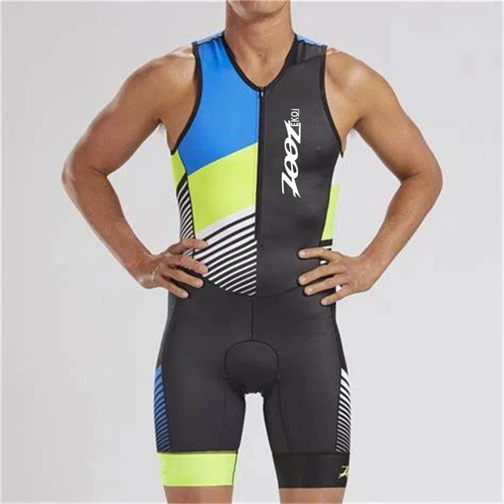 Zootekoi Triathlon Men's Breathable Sleeveless Jacket THRIXINE