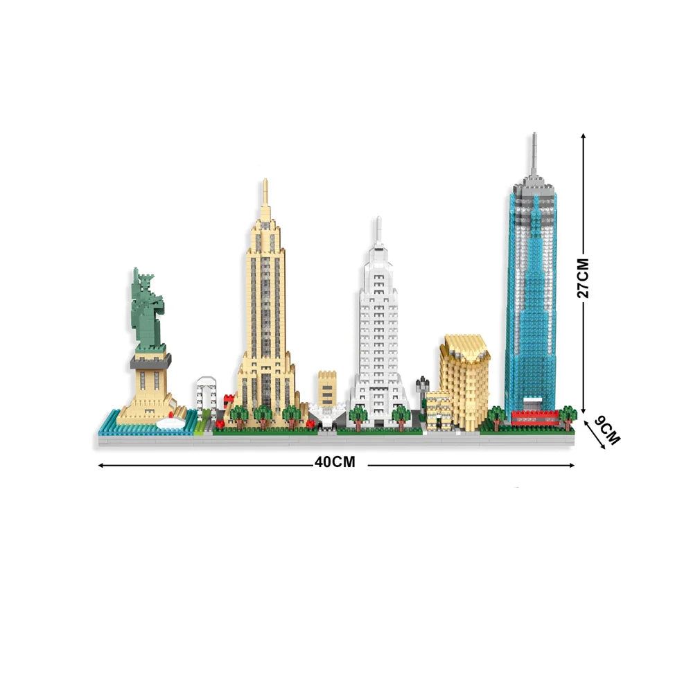 Statue of Liberty Building Block Model: Exquisitely Detailed Replica, Engaging DIY Assembly, Perfect Gift & Decor Lootquake LLC