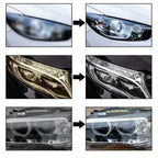 Car Headlight Lens Restoration Kit with EU/US Plug Headlamp Restore Polishing Cleaning Tools 100ml/200ml