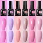 URSUGAR 7.5ml Solid Color Gel Polsih Classic Matte Glossy DIY Nail Art Trendy Reflective Glitter Nail Gel UV LED Soak Off Lootquake LLC