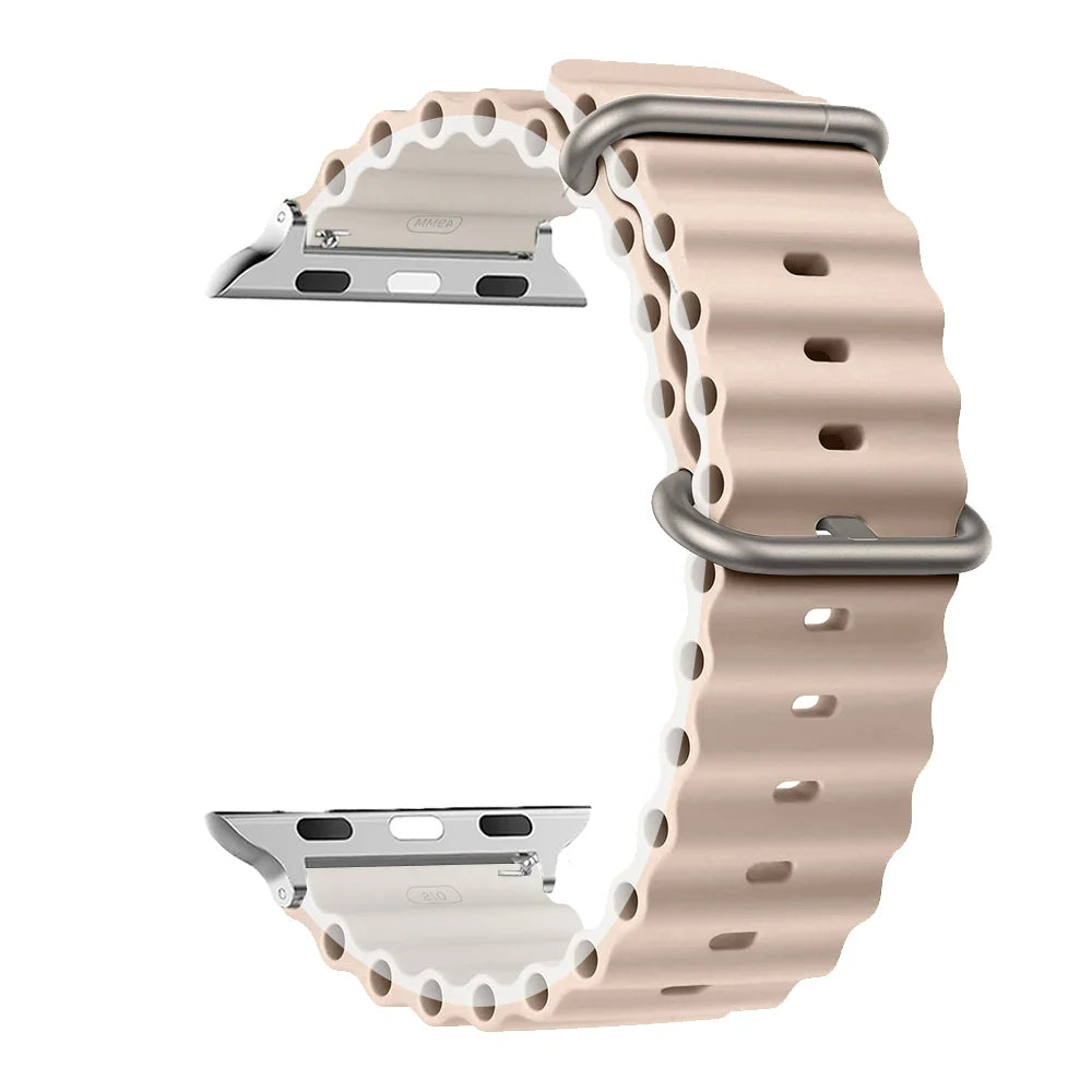 Apple Watch Silicone Strap - Soft Waterproof and Breathable