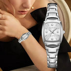 2024 Ladies Fashion Casual Quartz Watch Women Business Stainless Steel Strap Watch Women's Watch Clock Leisure Reloj Mujer
